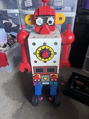 Chip The Robot 1986 Discovery Toys Vintage Robot Toy Rare Build A Robot Toy