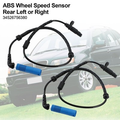 2pcs ABS Wheel Speed Sensor Rear Left+Right für BMW E53 X5 2000-06 34526756380