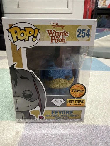 Funko Pop! Disney Eeyore 254 CHASE Diamond Glitter MINT + Rare Exclusive