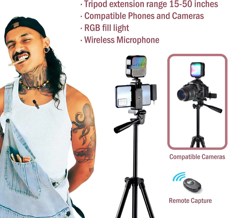 Kit de vlogging para iPhone, kit de inicio de YouTube, kit de youtuber creador de contenido para principiantes - Imagen 2 de 4