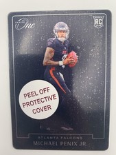 2024 Panini One Michael Penix Jr Blank Slate Case Hit RC Metal Card