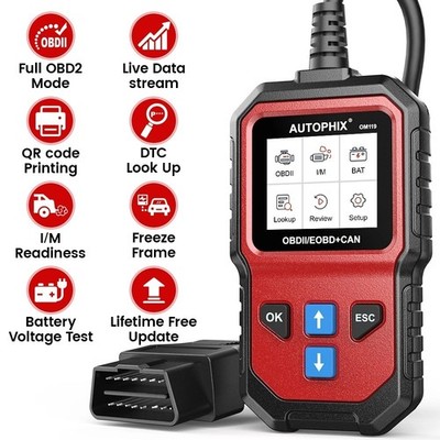 AUTOPHIX OM119 Universeller Autoprüfung OBD2-Diagnosegerät Motorfehlercodeleser