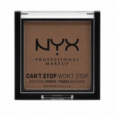 NYX PROFESSIONAL MAKEUP Can't Stop Won't Stop Mattifying Powder Mocha 08 1PK