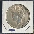 1923-P Peace Silver Dollar ~ AU