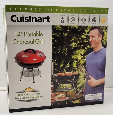 Cuisinart クイジナート CCG-190RB ポータブル バーベキューグリル 35cm レッド 楽天市場】クイジナート 35.5cmポータブルグリル Cuisinart CCG190RB