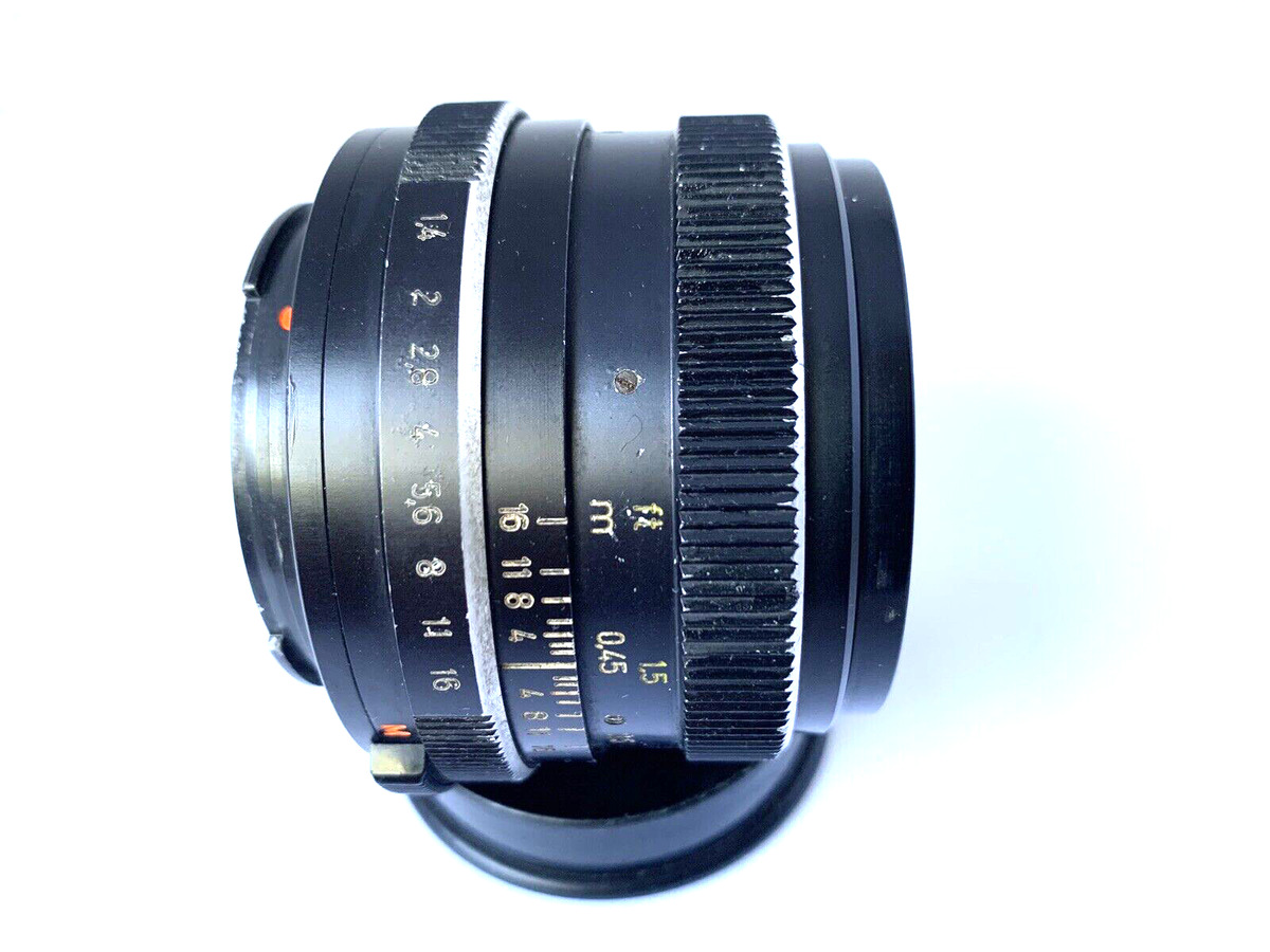 Carl Zeiss Planar HFT 50mm f1.4 Lens, QBM Mount s.n. 5678377 West Germany