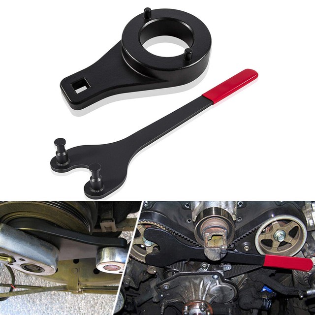 Crankshaft Harmonic Damper Tool + Camshaft Cam Gear Pulley Holder Set