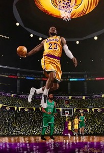 lebron james lakers posters