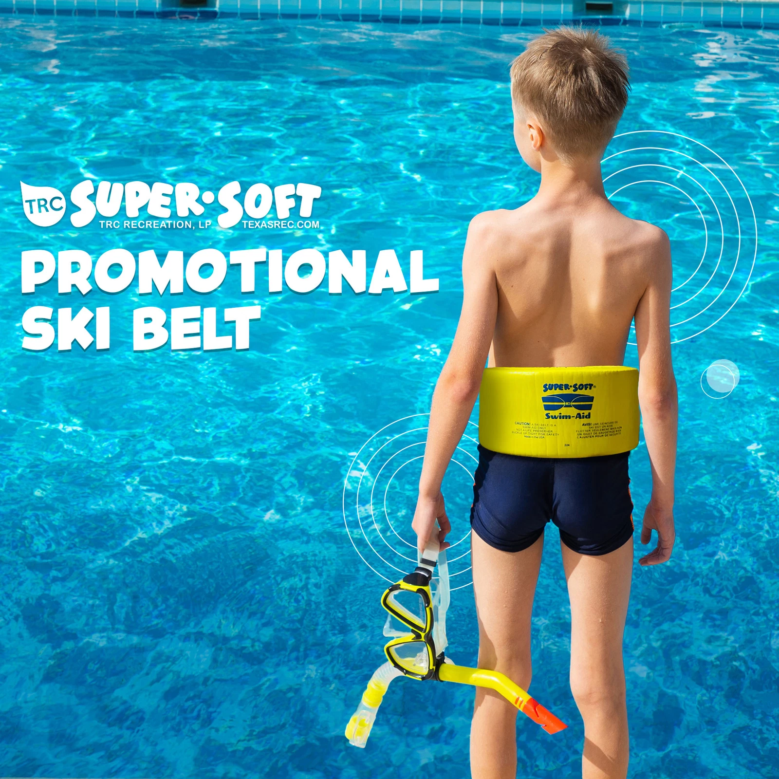 TRC Recreation Super Soft Small Promotional Swim Aid Water Buoyancy Belt, 2 Pack - product detail image 7