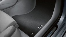 Textil Fußmatten Set Premium Original Audi A7 S7 vorn+hinten schwarz Velours