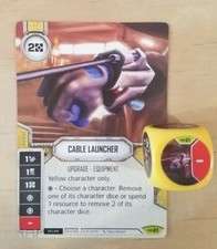 Star Wars Destiny - Lanzador de cables raro #21 con troquel