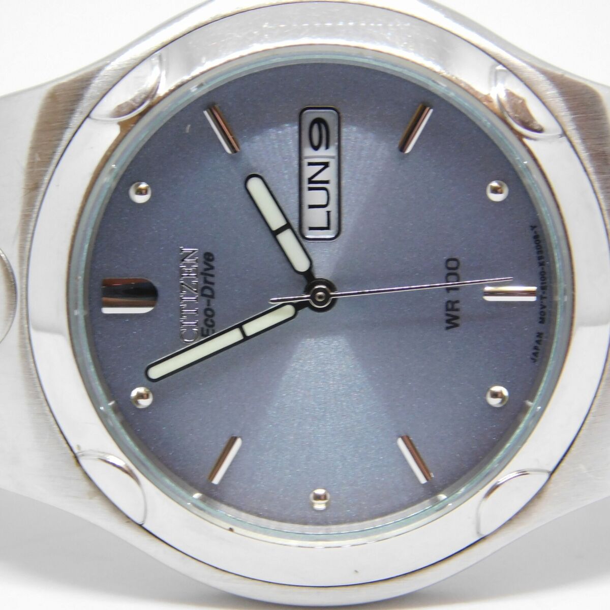 CITIZEN Eco-Drive E101-K17535 Silver Tone Quartz Analog CITIZEN Eco-Drive E101-K17535 Silver Tone Quartz Analog