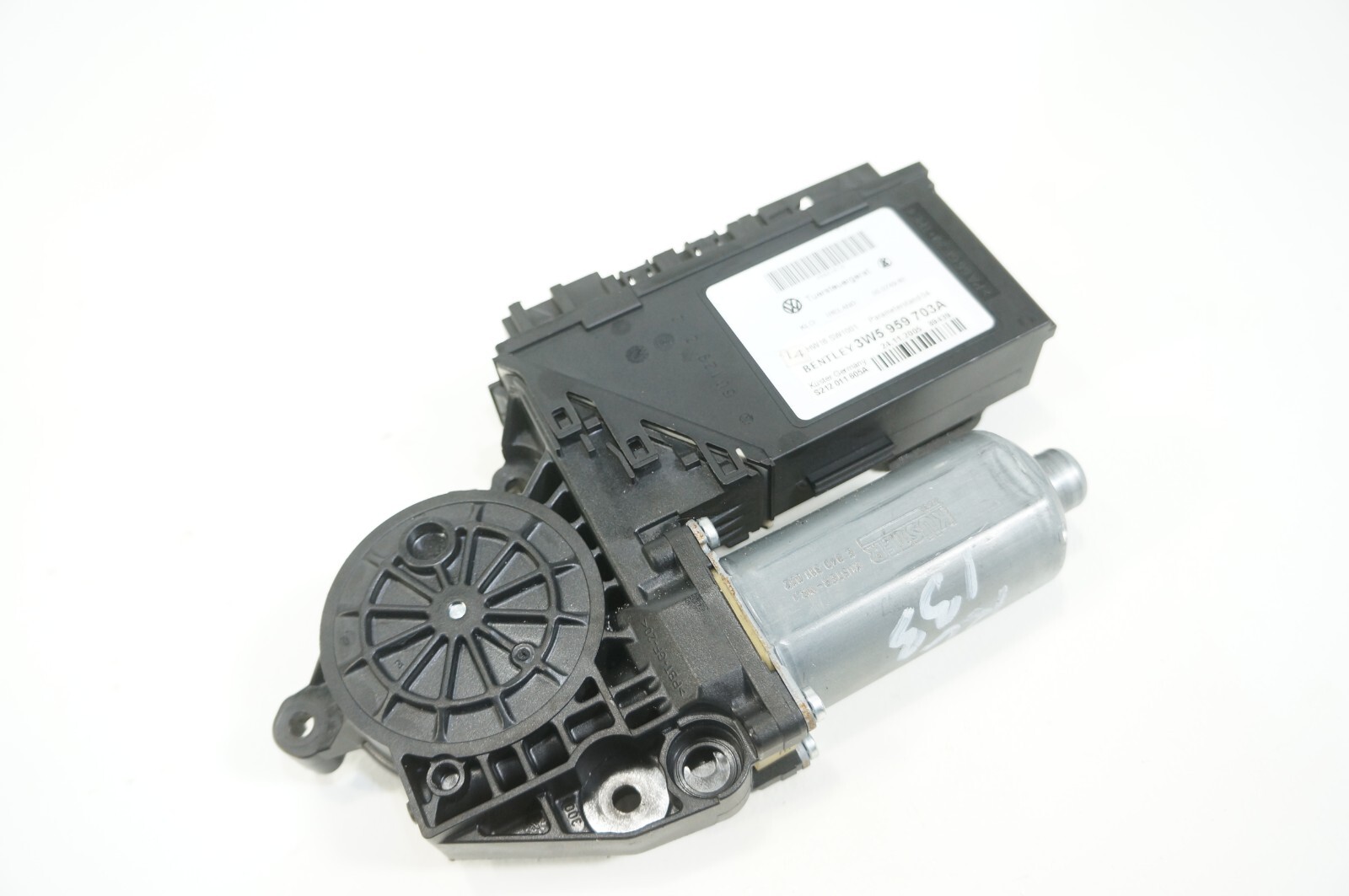 Oem Bentley Continental Flying Spur REAR Left Driver Side Window Regulator Motor