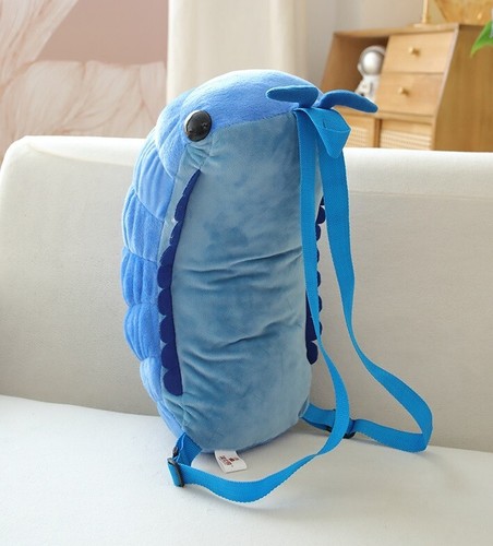 Wassermelone Wurm Rucksack 15,5 Zoll Kissen Stofftier Plüschtiere Puppe Kinder Geschenke - Bild 3 von 19