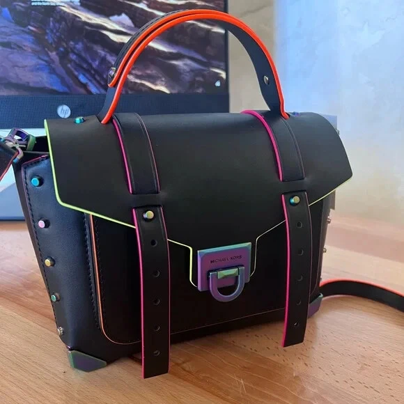 Neon handbags top