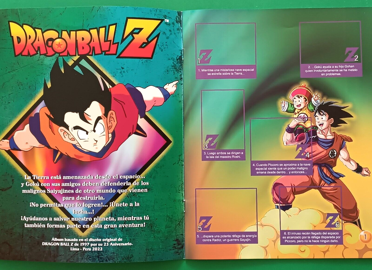 ALBUM DRAGON BALL Z 2 - Sticker Album + Full Set 232/232 PERU 2023 Freeza  Saga