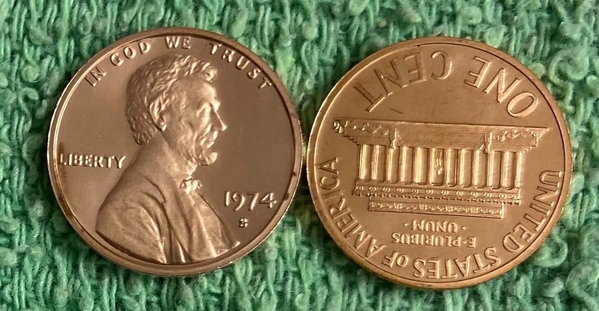 1974-S **PROOF** LINCOLN CENT - NICE COIN - L@@K AT PICTURES
