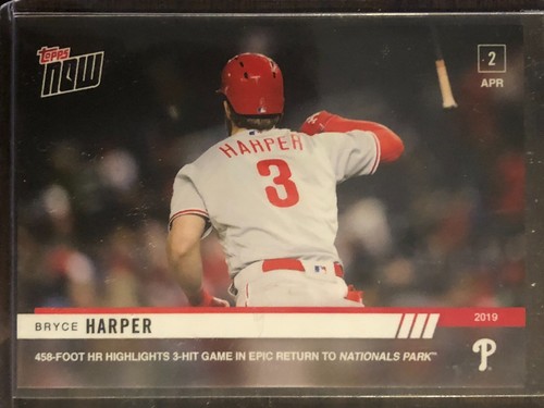2019 Topps Now 37 Bryce Harper