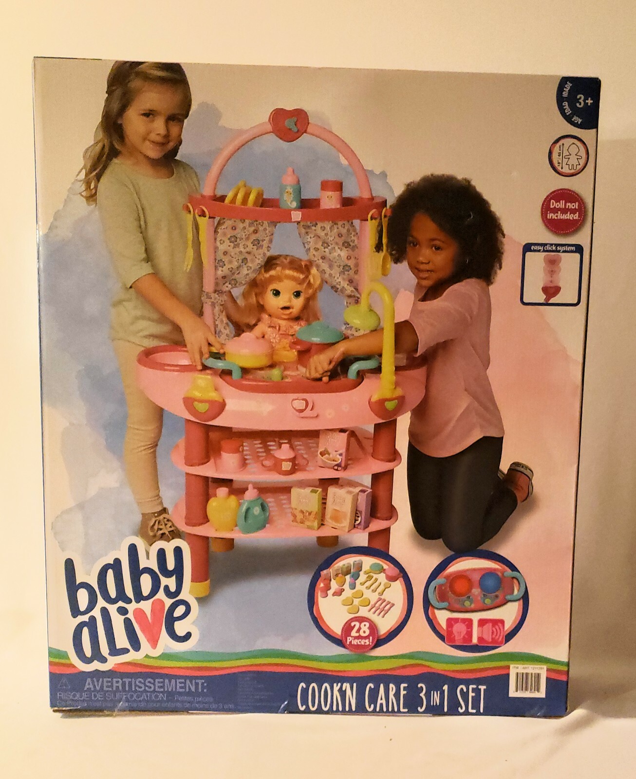 baby alive doll cook and care set