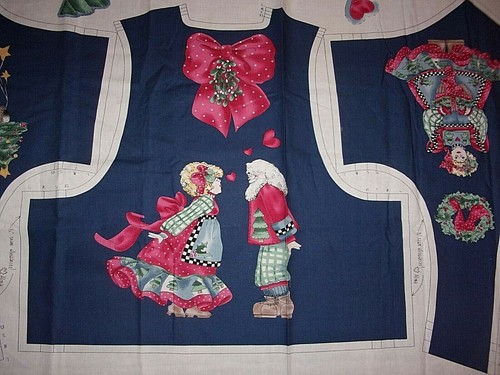 Vintage 1996 Alma Lynne Designs Vest Fabric Panel (Adult size) - Picture 2 of 3