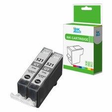 2 Grey Ink Cartridge for Canon Pixma MP980 MP990 MX860 CLI-521GY