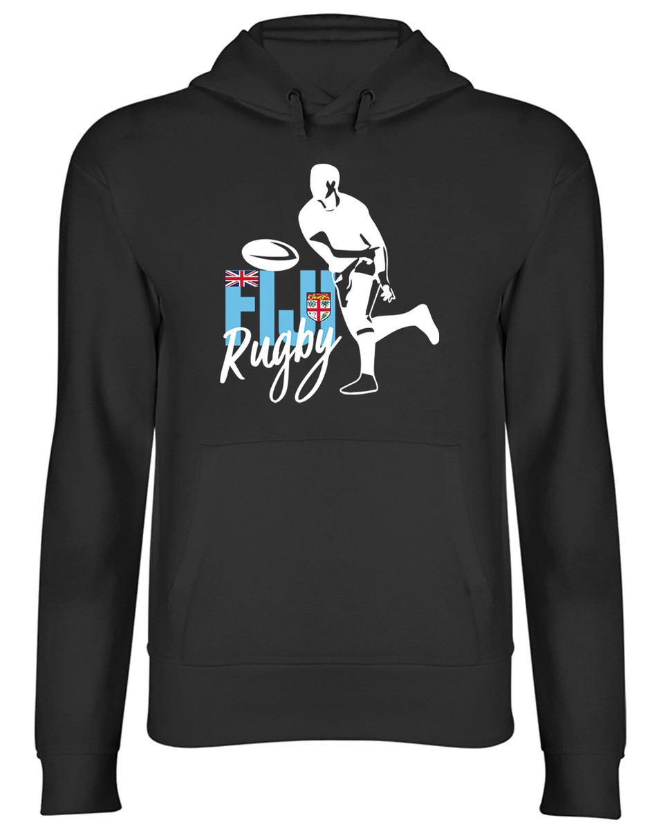 Fiji Rugby Hoodie Mens Womens Supporters Fans World Cup Top Gift