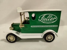 Golden Wheels Fuller Brush Company Die Cast Truck Coin Bank. No Box or Key 