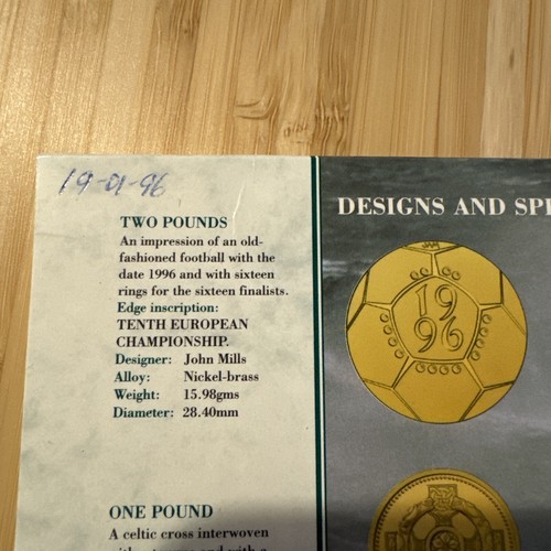 1996 ROYAL MINT UK BRILLIANT UNCIRCULATED COIN COLLECTION - Picture 7 of 7