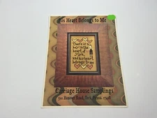 Carriage house His Heart Belongs To Me Jacket Counted cross stitch pattern