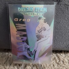1995 Score Greg Maddux Atlanta Braves Dream Team Gold Insert  DG11