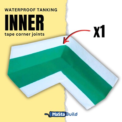 Wasserdichtes Tankband Eckfuge INNEN Feuchtraum Dusche Waschanlage Aqua Aufbau x1