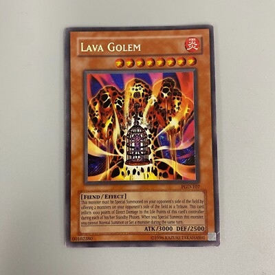 Yu-Gi-Oh! LAVA GOLEM 1996 PGD-107 TCG CARD GAME YUGIOH 00102380 FEUER