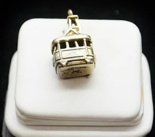 Sterling Silver Aerial Tram Charm / Pendant #FMB306