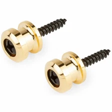 NEW Grover End Pins for Quick Release Strap Locks Electric Guitar & Bass - GOLD
