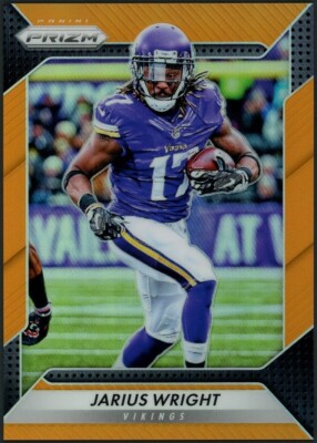 2016 Panini Prizm Jarius Wright Orange Prizm #107/299 Card #179