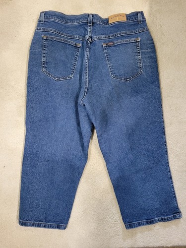 SIZE W38 RIDERS Women's Blue Jean Capris INVBG44 - Picture 3 of 3