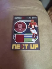 DYAMI BROWN 2021 Panini Playbook NEXT UP Relic Card #NXT-DBR Washington