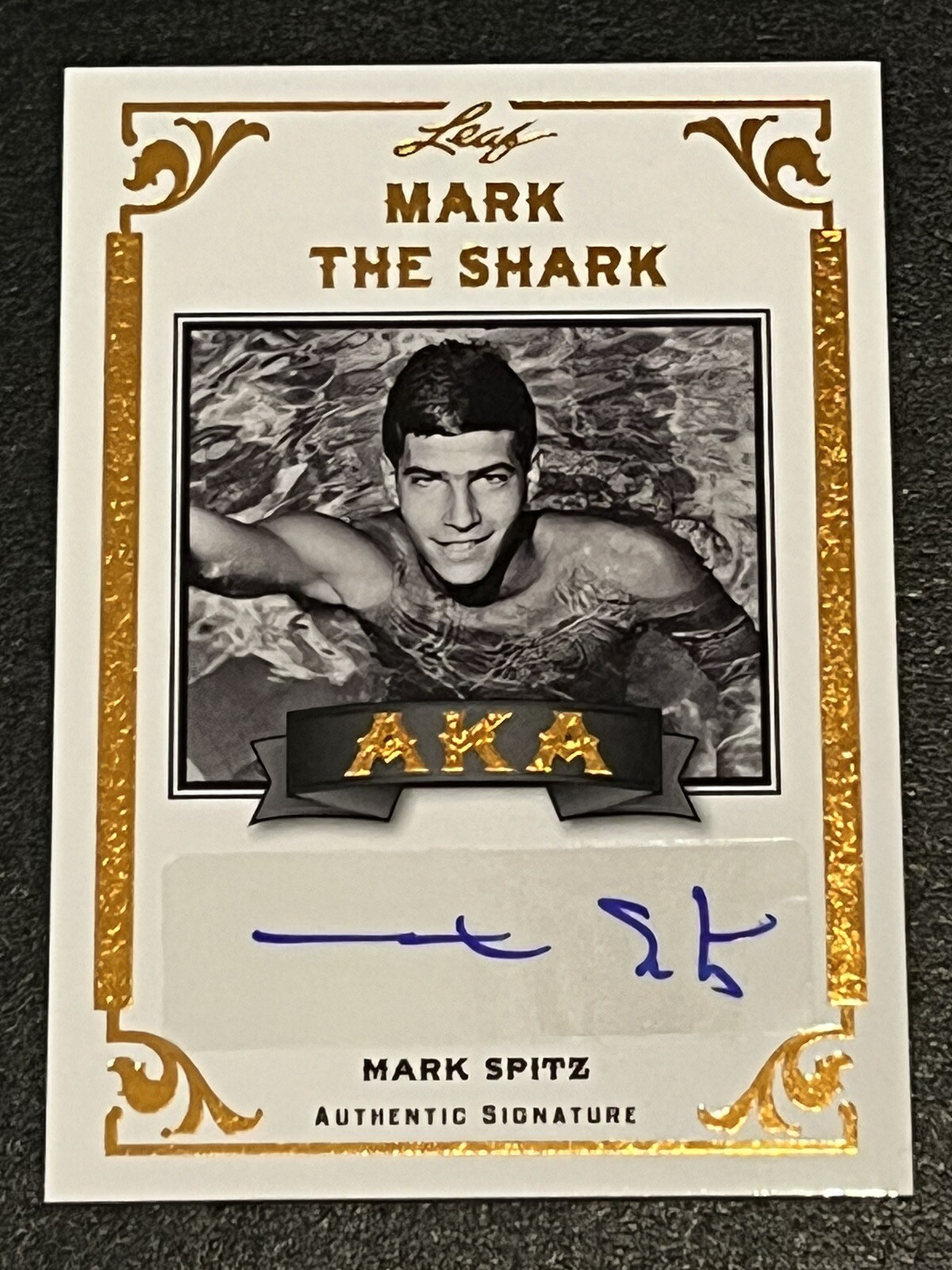 2012 Leaf AKA Mark Spitz “The Shark” Autograph Auto Olympics Gold