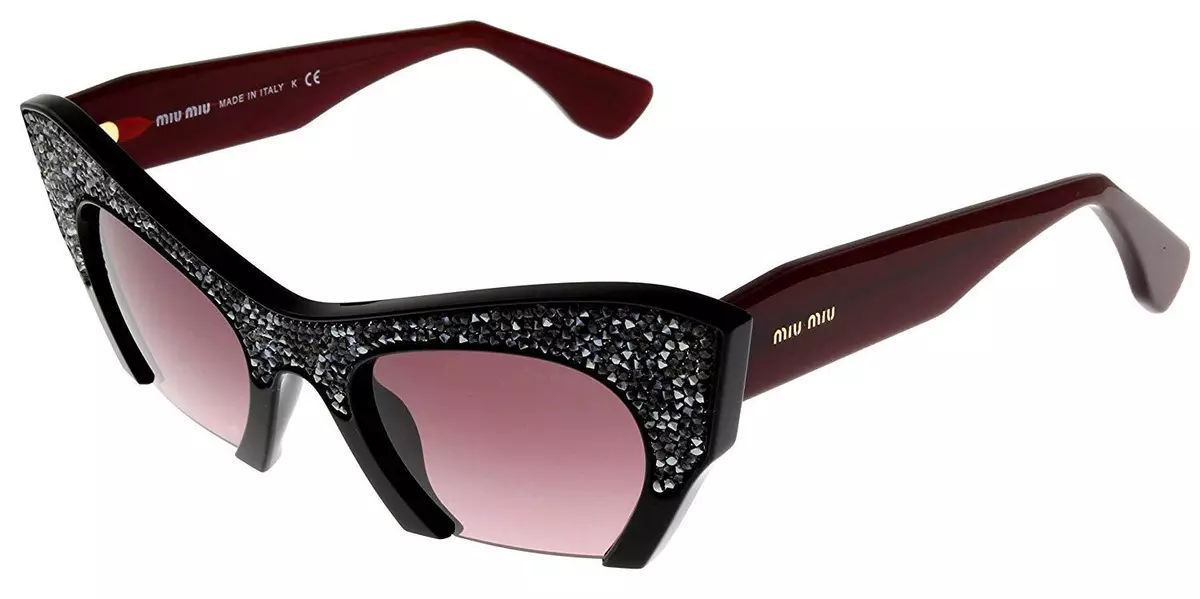 Miu miu semi rimless clearance sunglasses