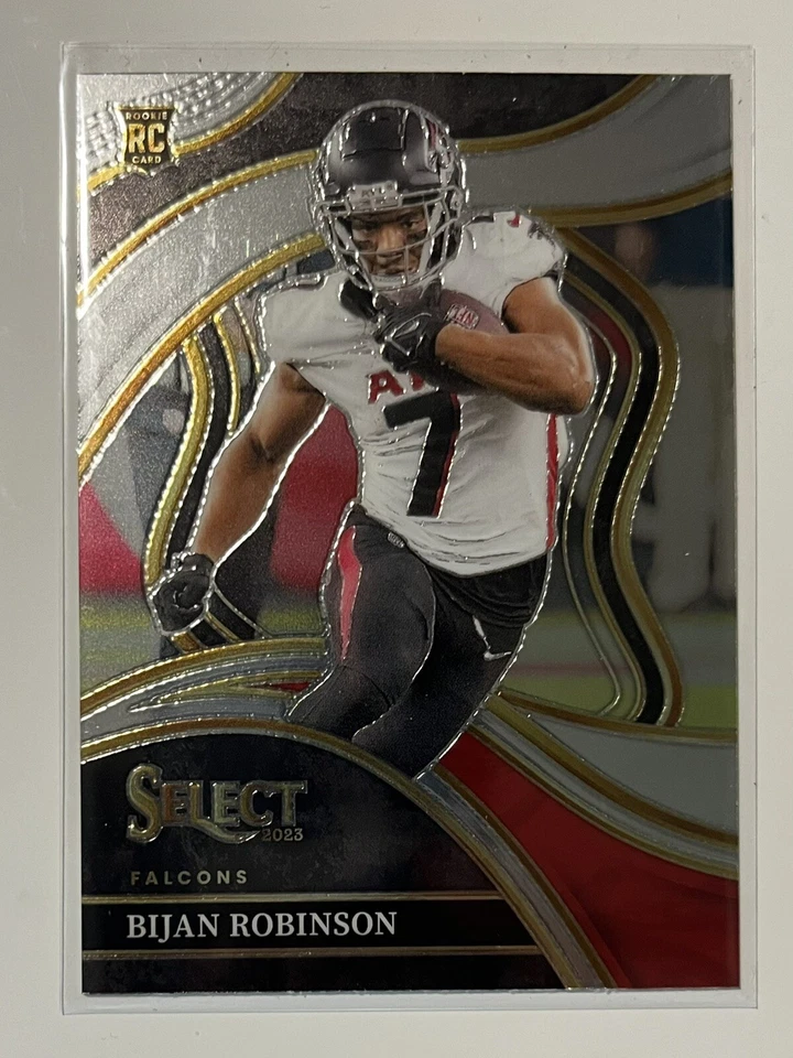 2023 Panini Select Bijan Robinson Rookie 4 Card Lot Atlanta Falcons - Image 2 of 4