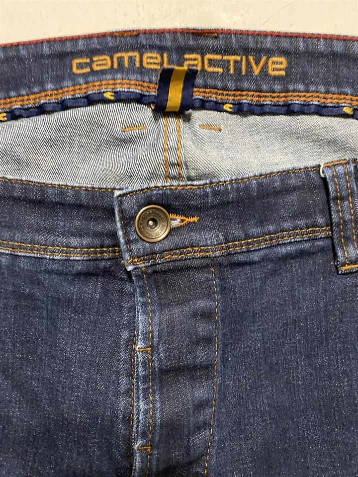 Pantalones de mezclilla Camel Active 42 x 34 Houston calce recto lavado oscuro flexibles Foto 2 de 4