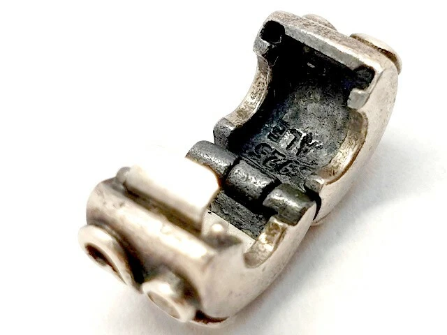 Pandora Clip Stopper Swirl Sterling Silber 925 Strudel mit Champagner Zirkonia - Bild 3 von 3