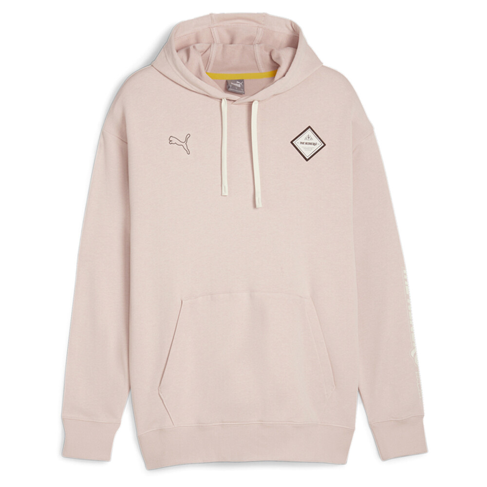 Пуловер с капюшоном Puma Pl Summer Crew Мужская повседневная верхняя одежда розового цвета 62456907