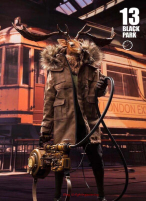 BLACK 13 PARK 1/6 Scale Deer 5 Anniversary Edition With Hide Head Figure INSTOCK