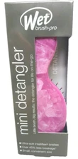 WET BRUSH-PRO MINI DETANGLER MYSTICAL CRYSTALS SQUIRT BRUSH -PINK-FREE SHIPPING!