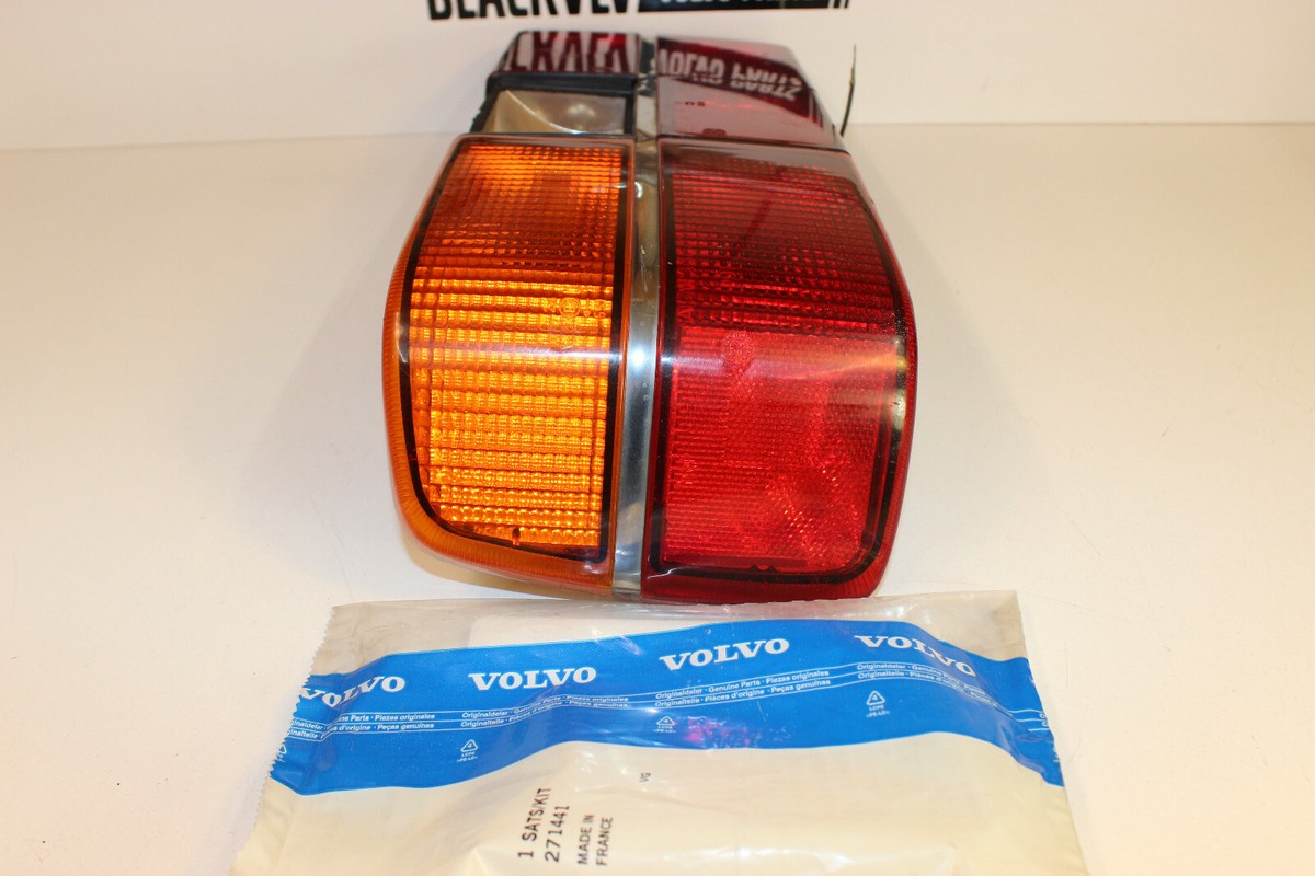 Volvo 240 Left Tail Light for Sedan 244 242 “6-panel” with NOS