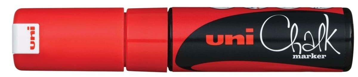 Uni-Ball 186421 - Marcatore a finestra e a gesso UNI CHALK PWE-8K 8 mm punta ...