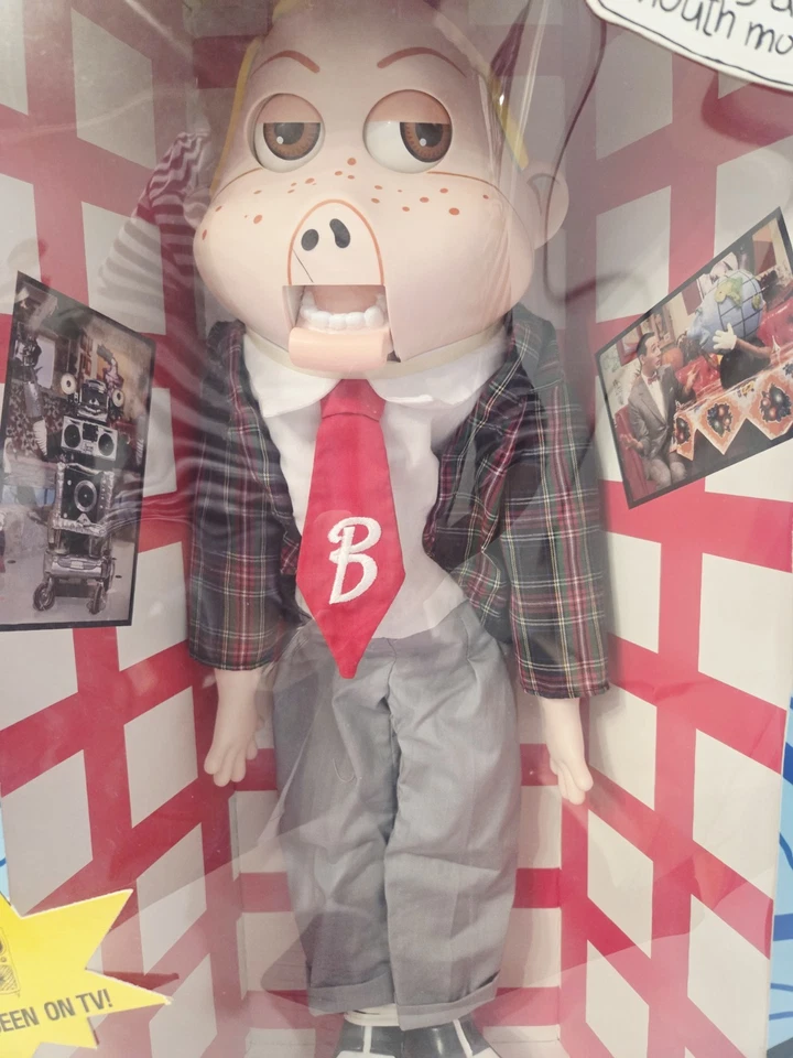 NUEVO 1988 Matchbox Pee Wee Herman Playhouse 18" Billy Baloney Ventrílocuo Muñeca Foto 3 de 4