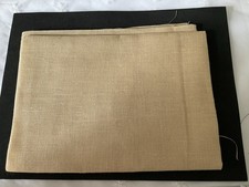 Cross Stitch Fabric Sandstone Color Linen 28 Count 34" x 27-1/2" Folded New