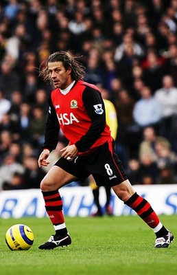 Kerimoglu Tugay of Blackburn at the Barclays Premiership match bet- Old Photo